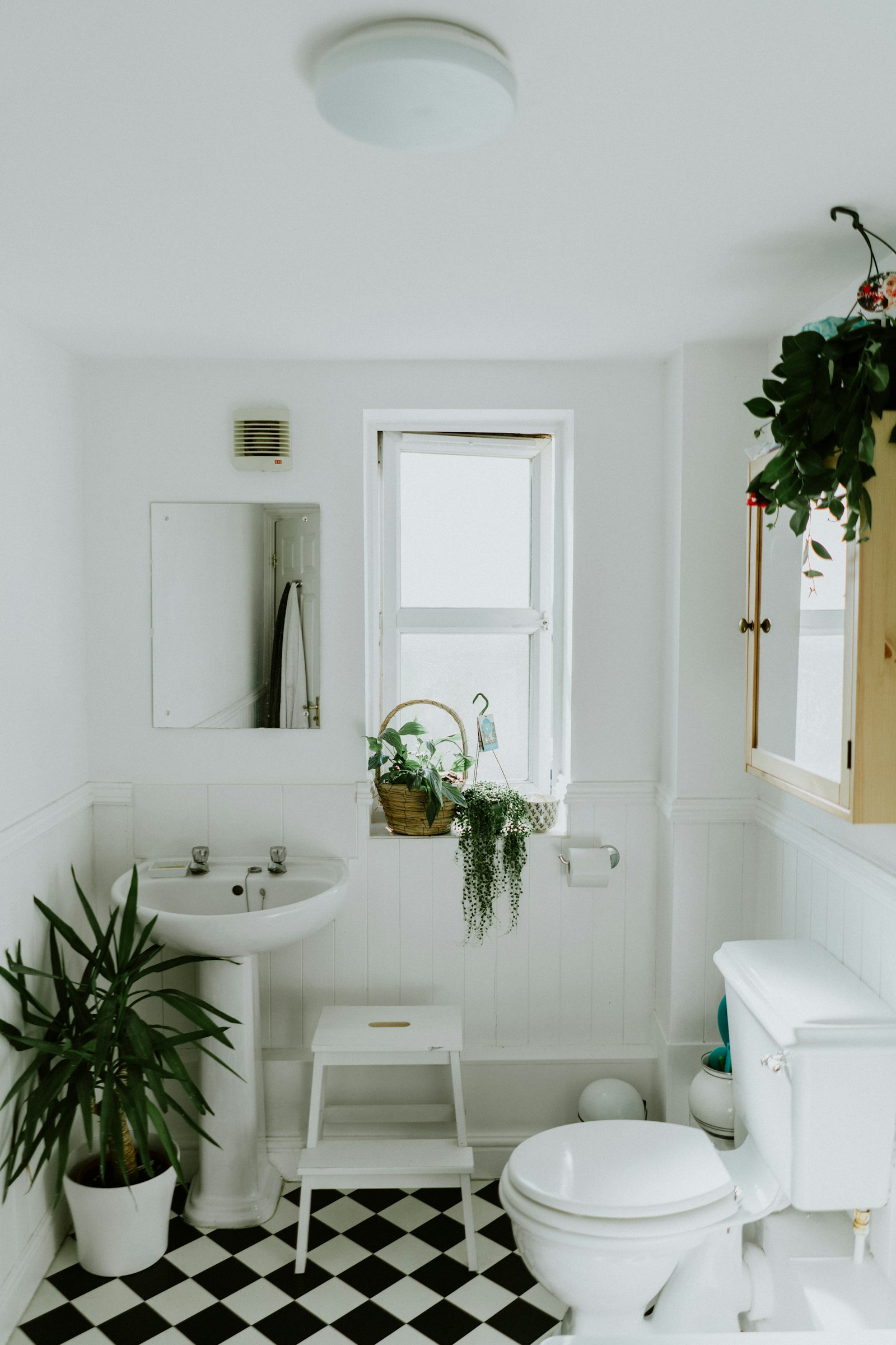 Modern bathroom with clean fixtures